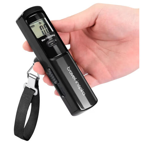 battery-free luggage scale for cost-saving flights