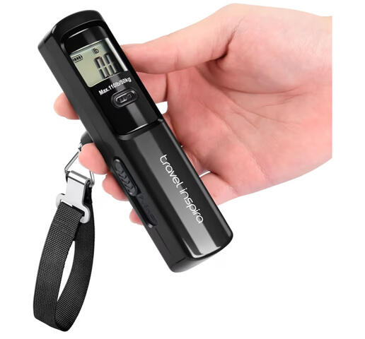 battery-free luggage scale for cost-saving travel