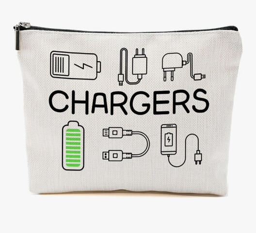 electronics organizer for simple packing